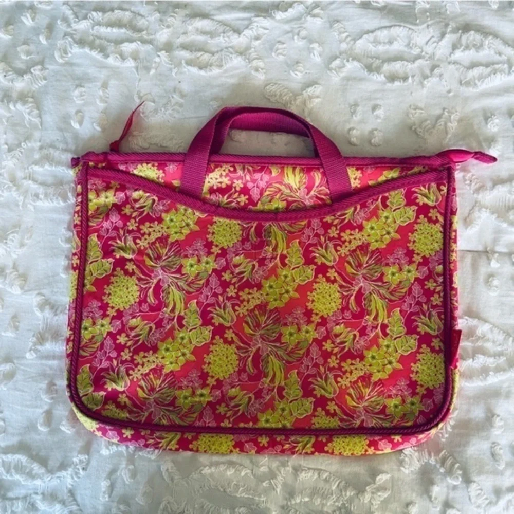 Lilly Pulitzer laptop tote